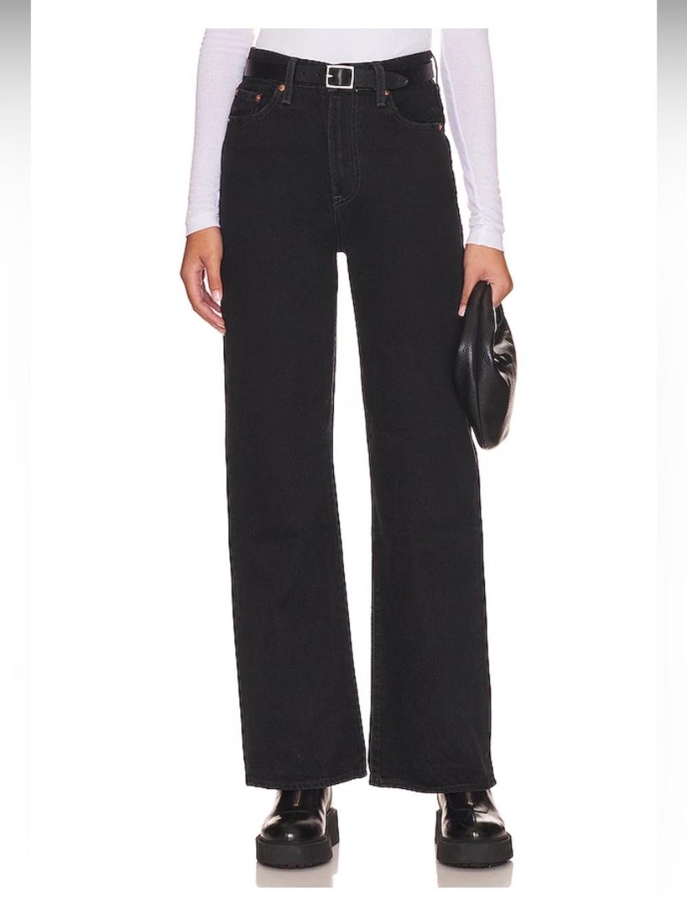Levi's ribcage wide leg jeans